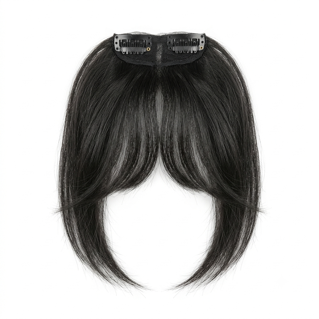 Clip-in Curtain Bangs Hair Extension